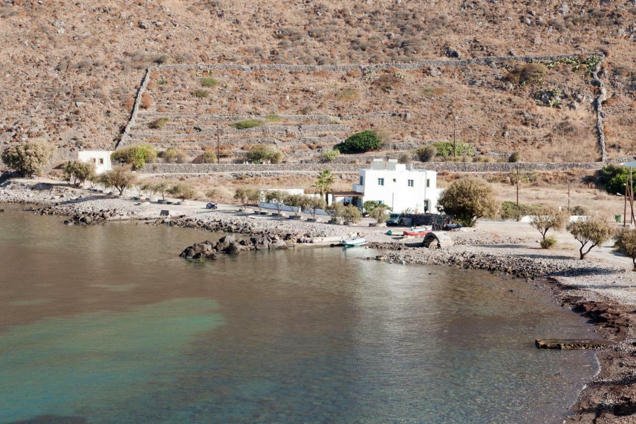 Oklaca Patmos Beach Rooms Skála Exteriör bild