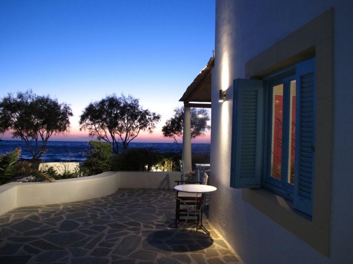 Oklaca Patmos Beach Rooms Skála Exteriör bild