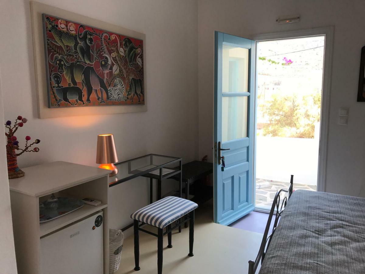 Oklaca Patmos Beach Rooms Skála Exteriör bild